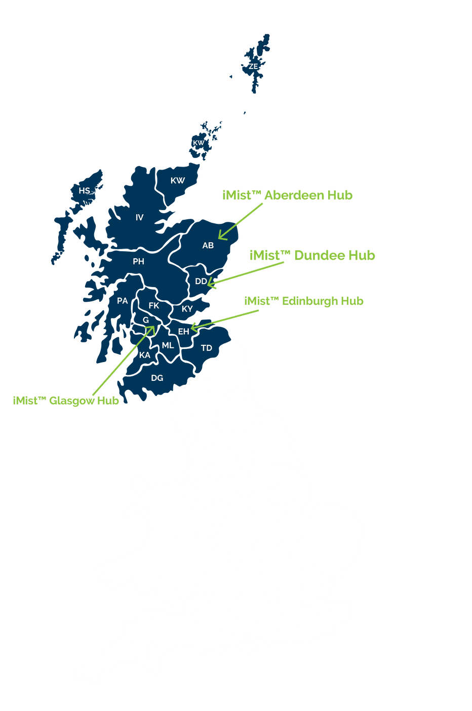 Map of Scotland